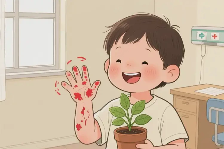 小學(xué)生手上有濕疹不管它會(huì)自己痊愈嗎(圖2)