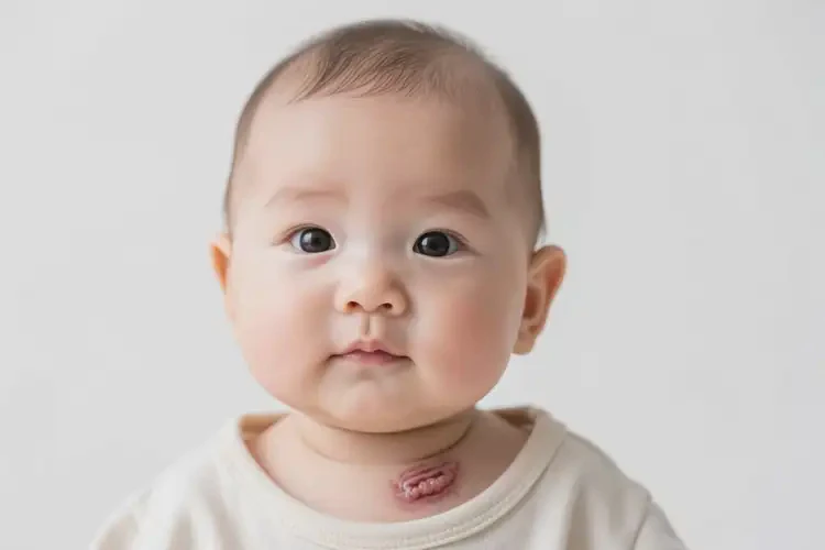 寶寶脖子上起濕疹不管它會自己痊愈嗎(圖2)