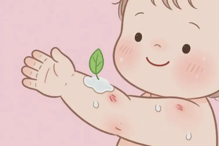 幼儿手臂偶尔长湿疹不管它会自己好吗(图1)