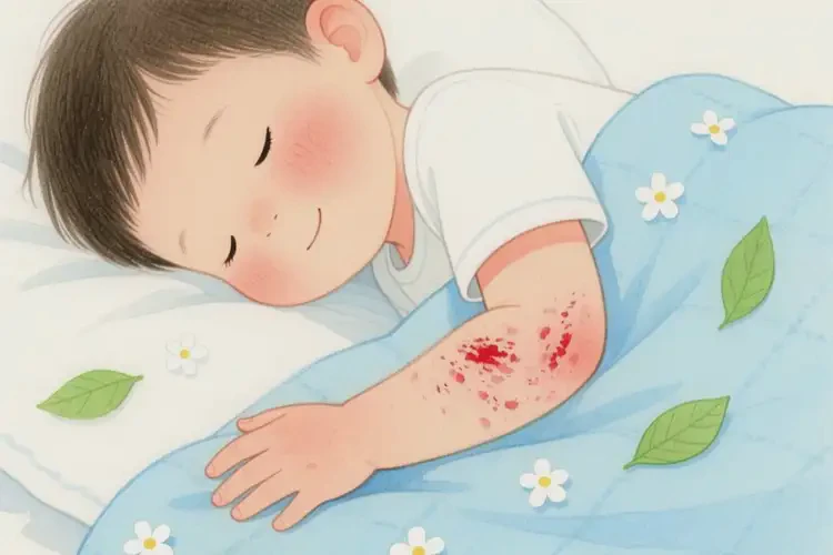 孩子四肢容易起湿疹能靠自己自愈吗(图4)