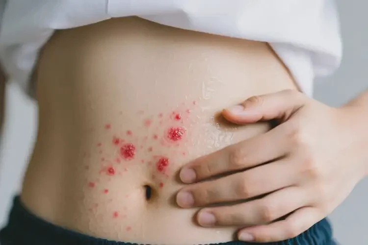 中學生肚子上經(jīng)常起濕疹能徹底自愈嗎(圖2)