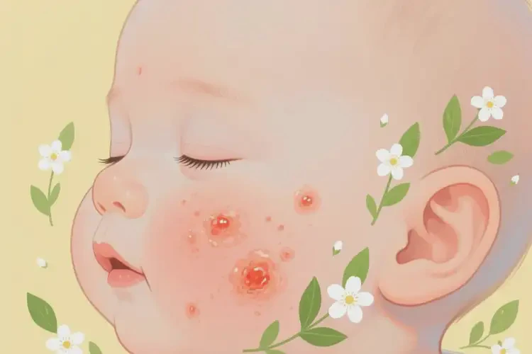嬰兒面部容易長(zhǎng)濕疹可不可以徹底自愈(圖2)