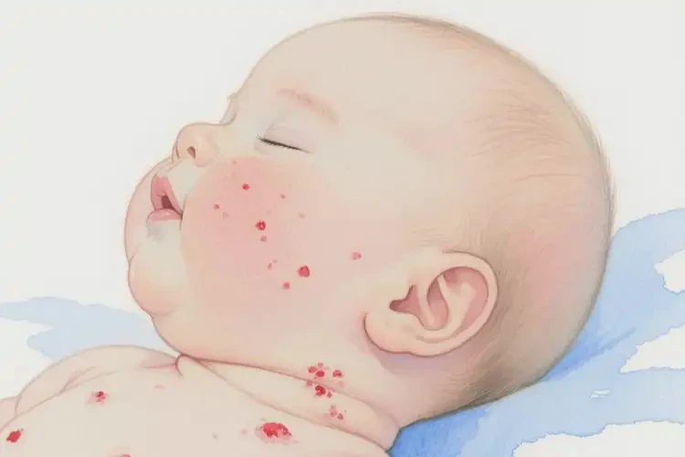 嬰幼兒脖子上起濕疹不管它會(huì)自己好嗎(圖4)