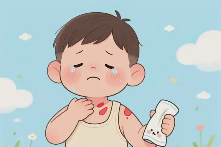 少兒脖子上出濕疹不管它會(huì)自己痊愈嗎(圖4)