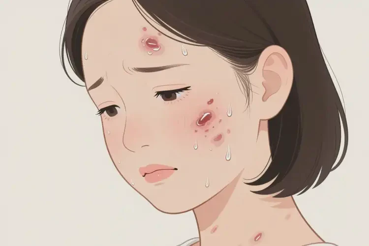 孕婦面部經(jīng)常起濕疹不管它會(huì)自己自愈嗎(圖2)