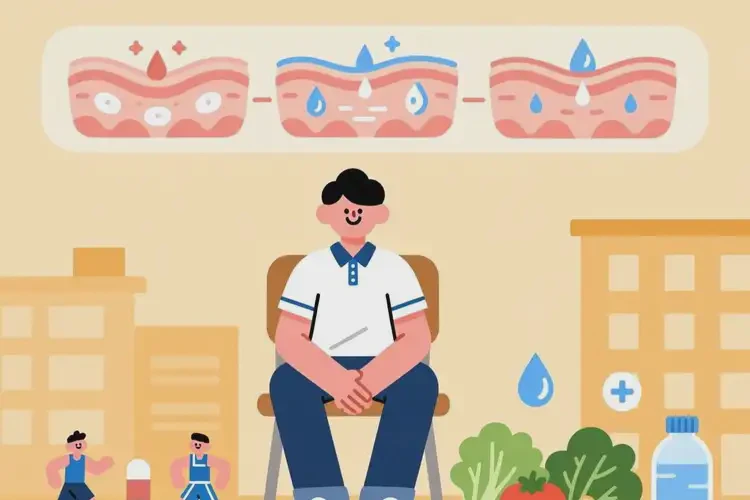 大學(xué)生肛周容易起濕疹可以徹底自愈嗎(圖1)