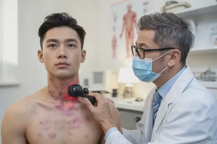 青年人脖子上長濕疹能不能徹底自愈(圖3)