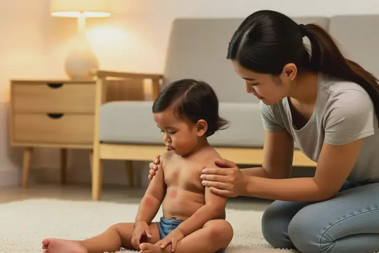 孩子全身容易起濕疹不管它會自己好嗎(圖3)