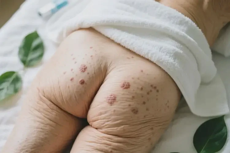 老年人屁股偶爾長(zhǎng)濕疹可以徹底自愈嗎(圖1)