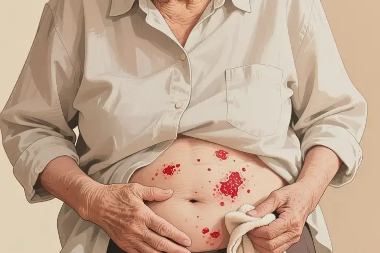 老人肚子上長(zhǎng)濕疹能靠自己自愈嗎(圖2)