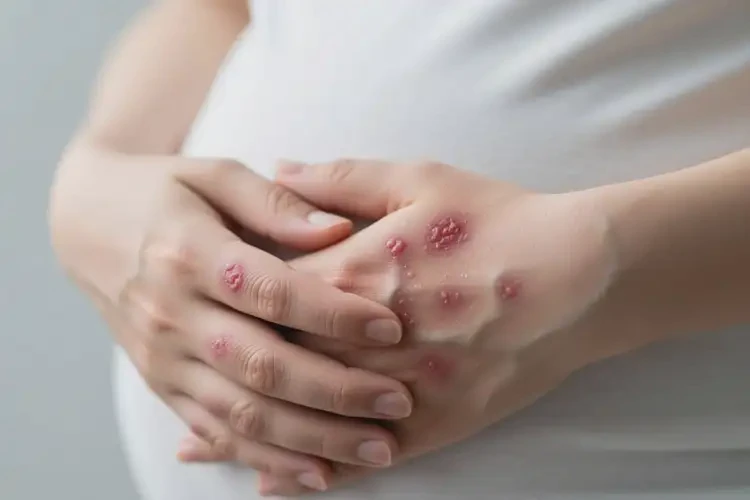 產婦手上容易長濕疹不管它會自己自愈嗎(圖1)