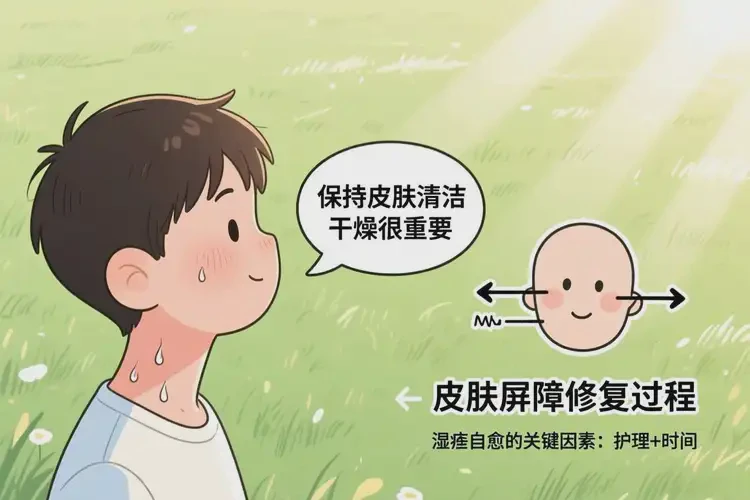 青少年脖子有濕疹不管它會自己自愈嗎(圖3)