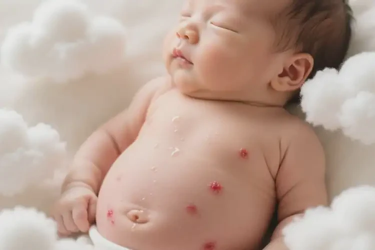 新生兒全身偶爾長濕疹能夠徹底治愈嗎(圖2)