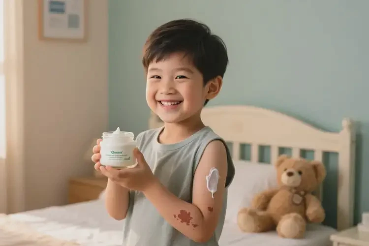 孩子身上长湿疹能靠自己自愈吗(图2)