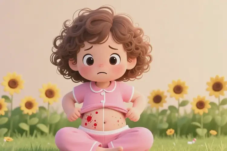 兒童肚子長(zhǎng)濕疹不管它會(huì)自己自愈嗎(圖2)