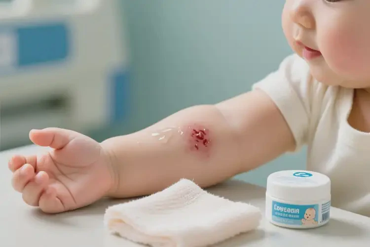 小兒手臂上容易起濕疹可以徹底自愈嗎(圖1)