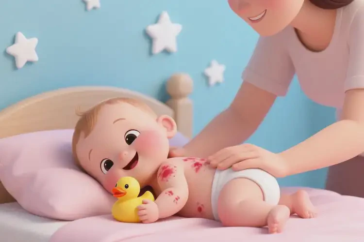 幼兒身上經(jīng)常起濕疹不管它會(huì)自己自愈嗎(圖2)