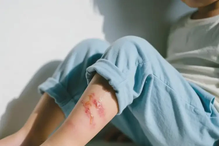 小孩大腿有濕疹不管它會自己痊愈嗎(圖2)