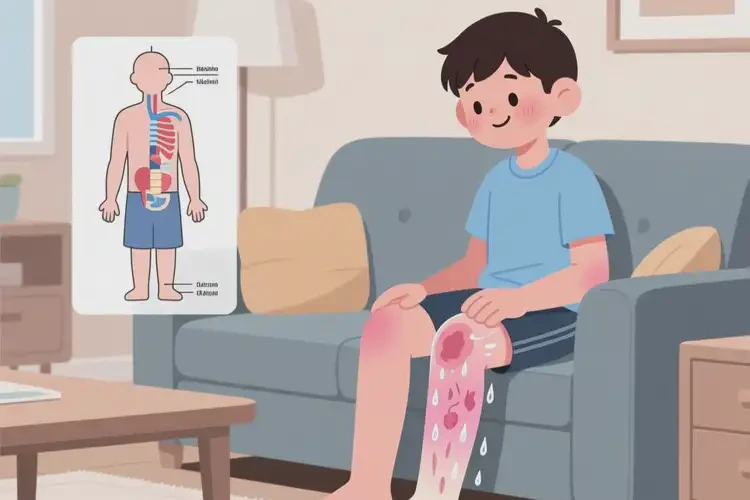 青少年大腿上有濕疹能夠徹底治愈嗎(圖3)