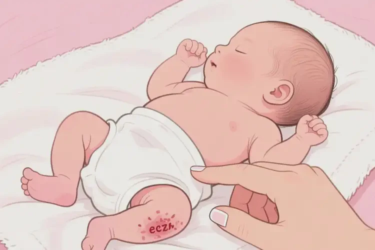 新生兒肛周容易長濕疹不管它會(huì)自己痊愈嗎(圖1)