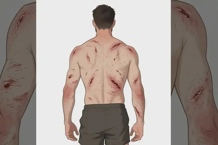 男性全身出濕疹不管它會自己痊愈嗎(圖1)
