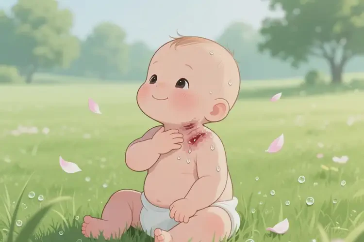 小兒脖子上經(jīng)常長濕疹可不可以徹底自愈(圖1)