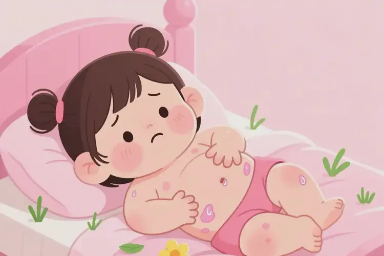 幼兒肚子上長濕疹不管它會自己好嗎(圖3)