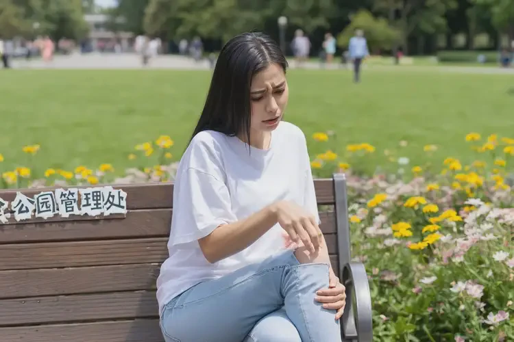 女生小腿上出濕疹可以徹底自愈嗎(圖1)