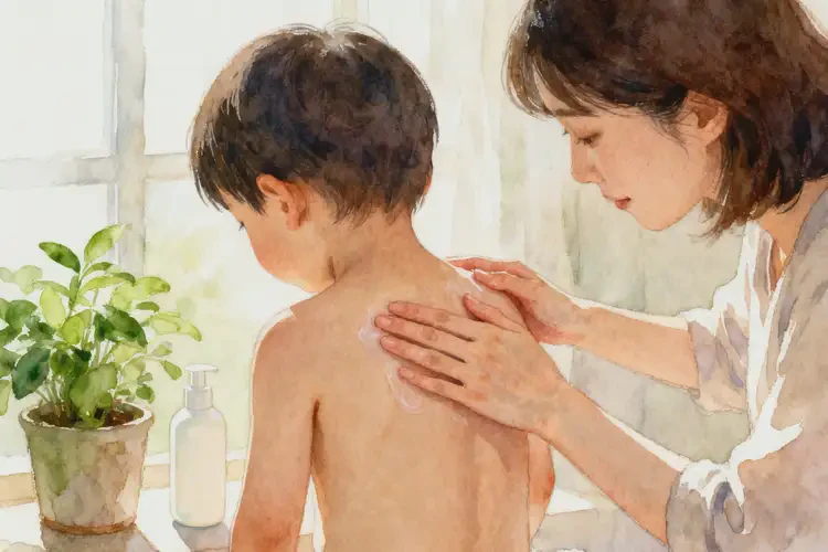 小兒全身容易長濕疹能徹底自愈嗎(圖1)