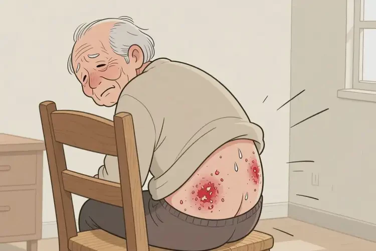 高齡老人屁股有濕疹不管它會(huì)自己好嗎(圖3)