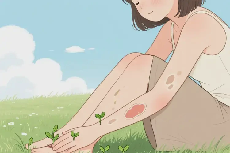 女性手臂容易長濕疹不管它會(huì)自己痊愈嗎(圖2)