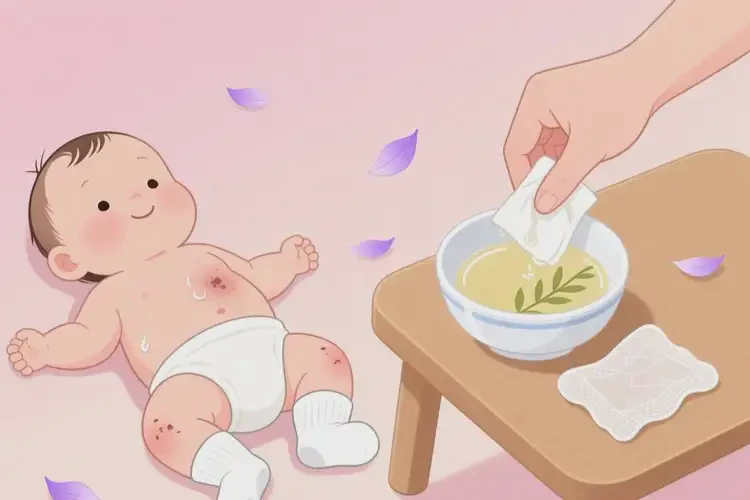 嬰幼兒屁股長濕疹不管它會自己好嗎(圖1)