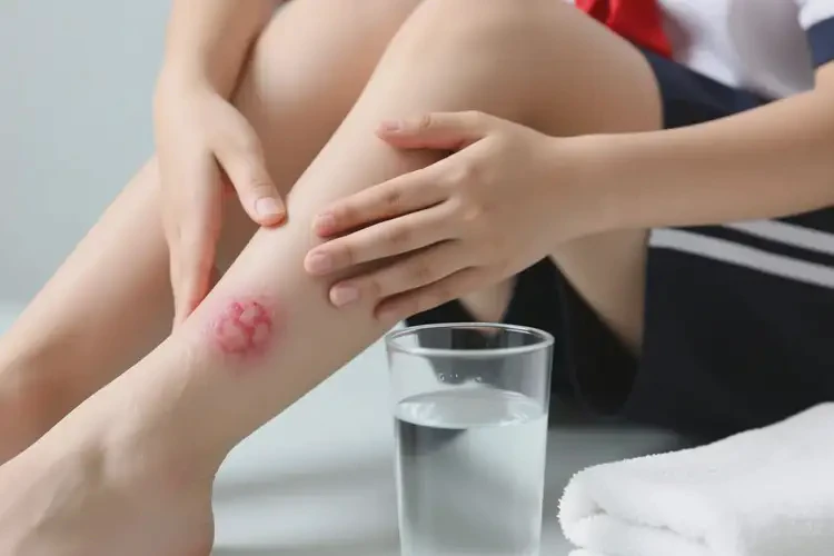 中學生四肢經(jīng)常長濕疹能夠徹底治愈嗎(圖1)