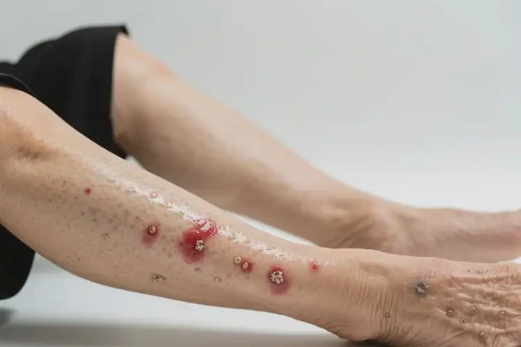 老年人小腿出現(xiàn)濕疹能徹底自愈嗎(圖2)