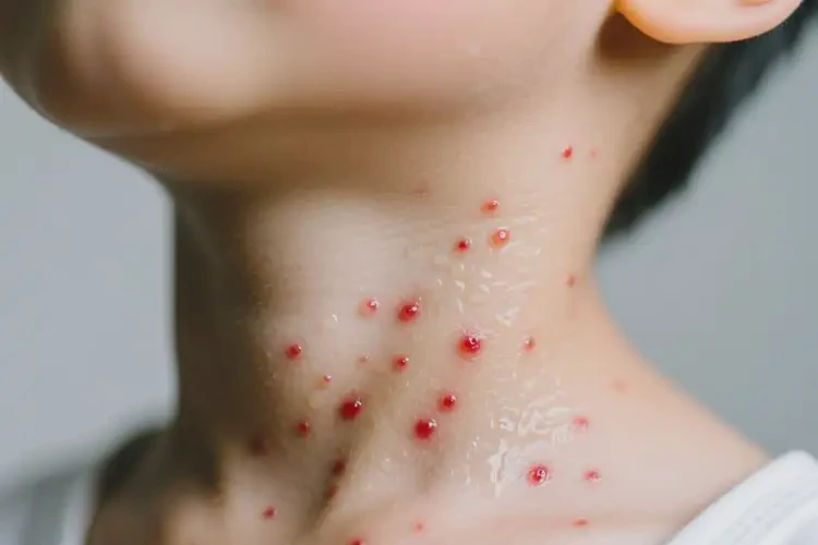 小孩脖子上起濕疹不管它會自己痊愈嗎(圖2)