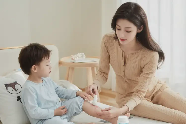 小兒臉上出濕疹不管它會(huì)自己好嗎(圖3)