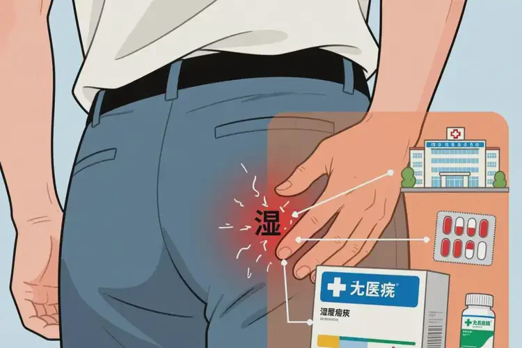 男生肛周經(jīng)常長(zhǎng)濕疹不管它會(huì)自己痊愈嗎(圖1)