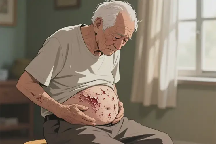 老人肚子上長(zhǎng)濕疹能靠自己自愈嗎(圖3)