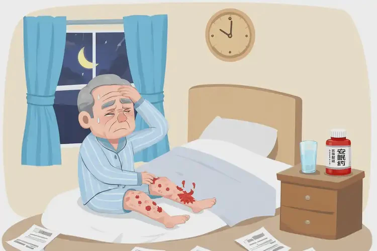 老年人大腿容易起濕疹不管它會自己自愈嗎(圖1)