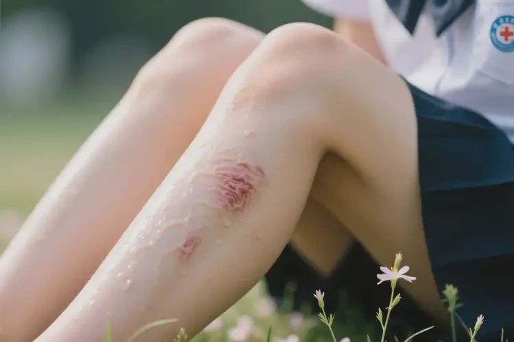 大學生大腿上經(jīng)常起濕疹可以徹底自愈嗎(圖1)