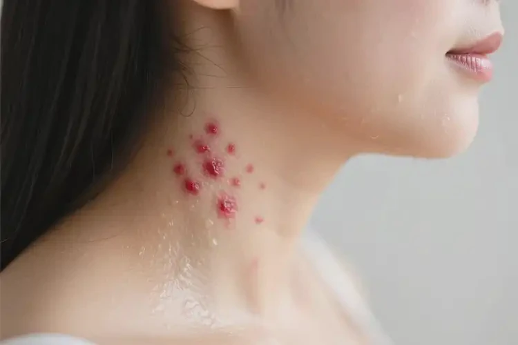 产妇脖子上起湿疹可不可以彻底自愈(图4)