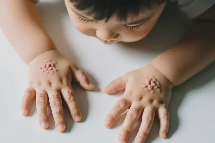 小孩四肢起濕疹不管它會自己痊愈嗎(圖2)