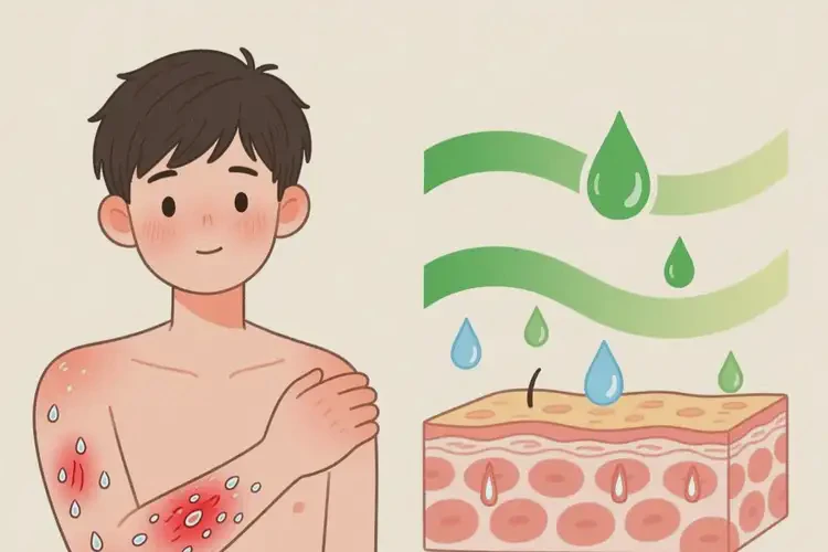 男生手臂上起濕疹不管它會自己痊愈嗎(圖3)