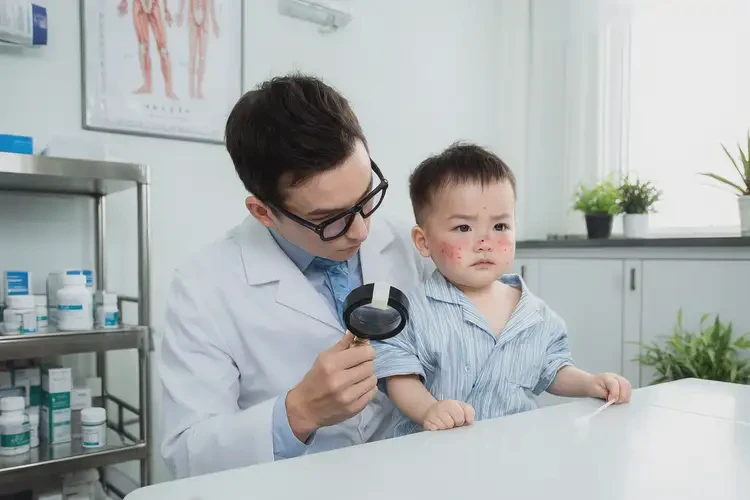 幼兒臉上有濕疹可不可以徹底自愈(圖1)