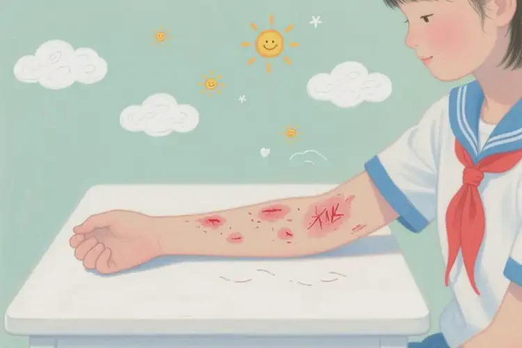 中學生手臂經(jīng)常長濕疹能靠自己自愈嗎(圖2)