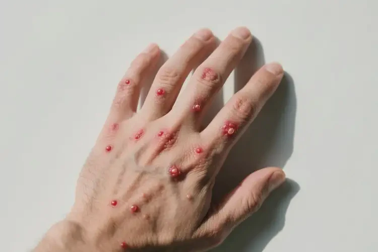 男人手上經(jīng)常長濕疹能不能徹底自愈(圖2)