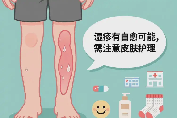 男生小腿上容易長(zhǎng)濕疹不管它會(huì)自己痊愈嗎(圖1)