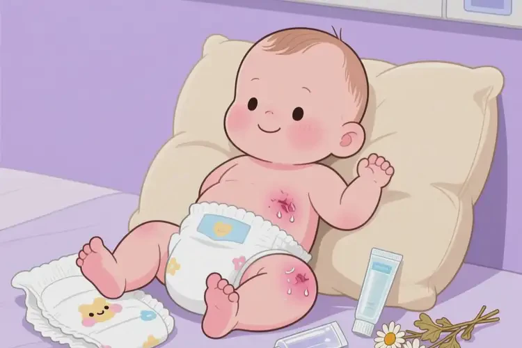 寶寶屁股長濕疹可不可以徹底自愈(圖1)