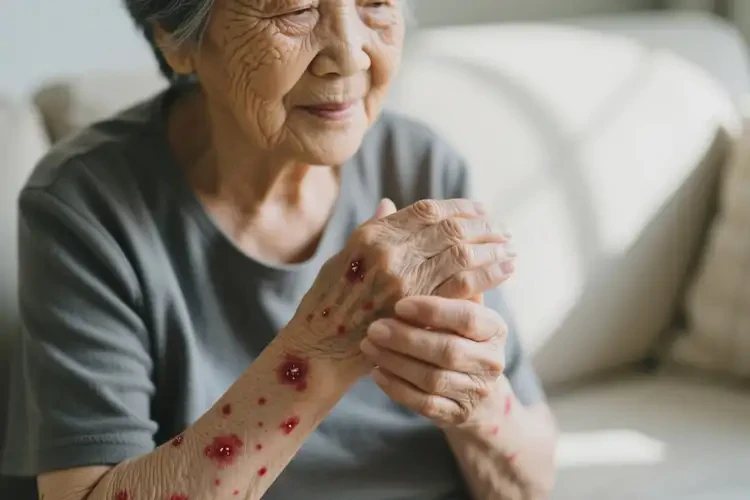 高齡老人全身長(zhǎng)濕疹不管它會(huì)自己好嗎(圖3)