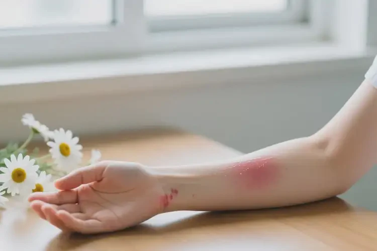 女人手臂上容易長濕疹不管它會自己好嗎(圖3)